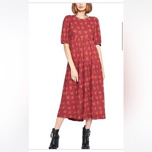 🔴Jacquie the Label Lienzo midi dress with open back